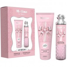 MELINA set 2in1 Fragrance mist 250ml, Body Lotion 250ml Дамски комплект